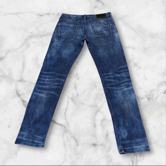 SCOTCH & SODA Tye Men Jeans Tag Size 30X32 *Actual 30X 30.5 Slim Fit Blue - Picture 2 of 16